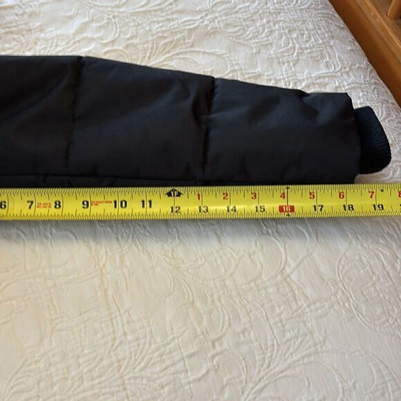 Noize Astrid Mid Length Black Parka Jacket Faux Fur Hood Coat Size Small - Picture 12 of 15